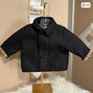 Burberry Black Quilted Kids Puffer Jacket